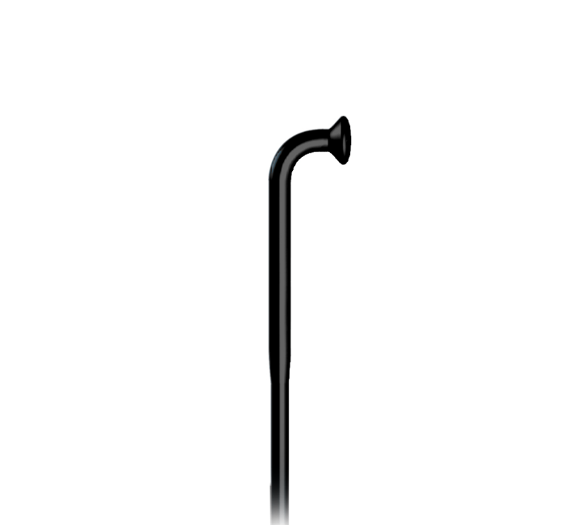 Sapim Race J-Bend Cut/Threaded Black Spoke - 290mm