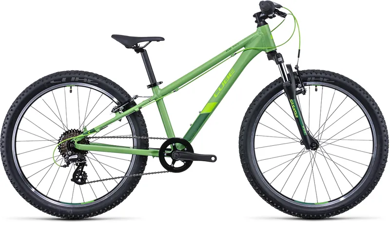 Cube Acid 240 Kids 24 inch Wheel Mountain Bike - Green and Pine 