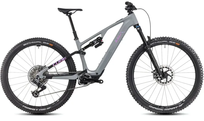 Cube AMS Hybrid ONE44 C:68x TM 400X E-MTB in Swampgrey Purple 2025