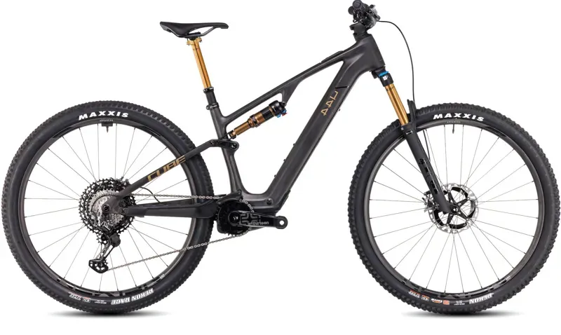 Cube AMS Hybrid ONE44 C:68x SLT 400X 29-inch E-MTB in Carbon Gold 2025