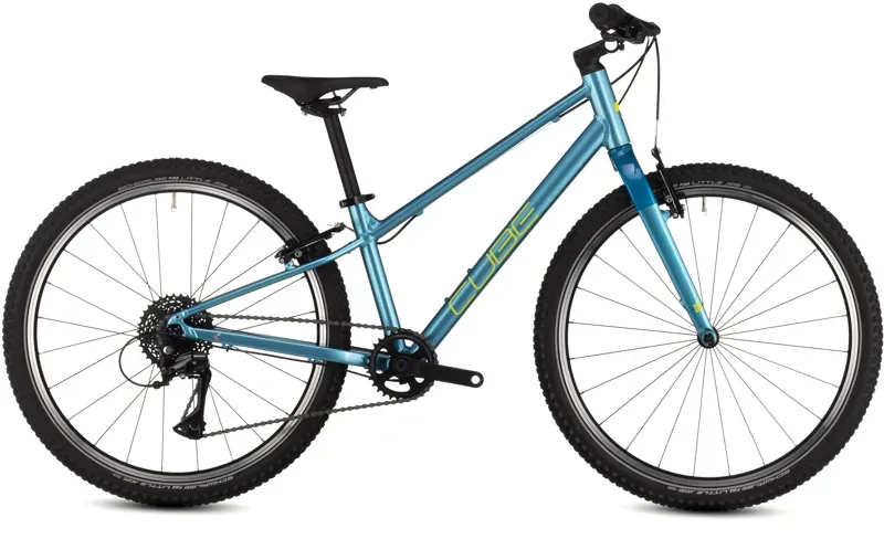 Cube Numove 240 Kids Bike In Blue Lime