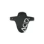 Acid Mudguard Downhill In Black White