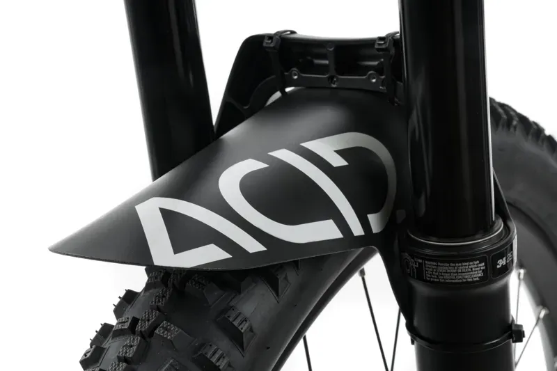 Acid Mudguard Downhill In Black White-1