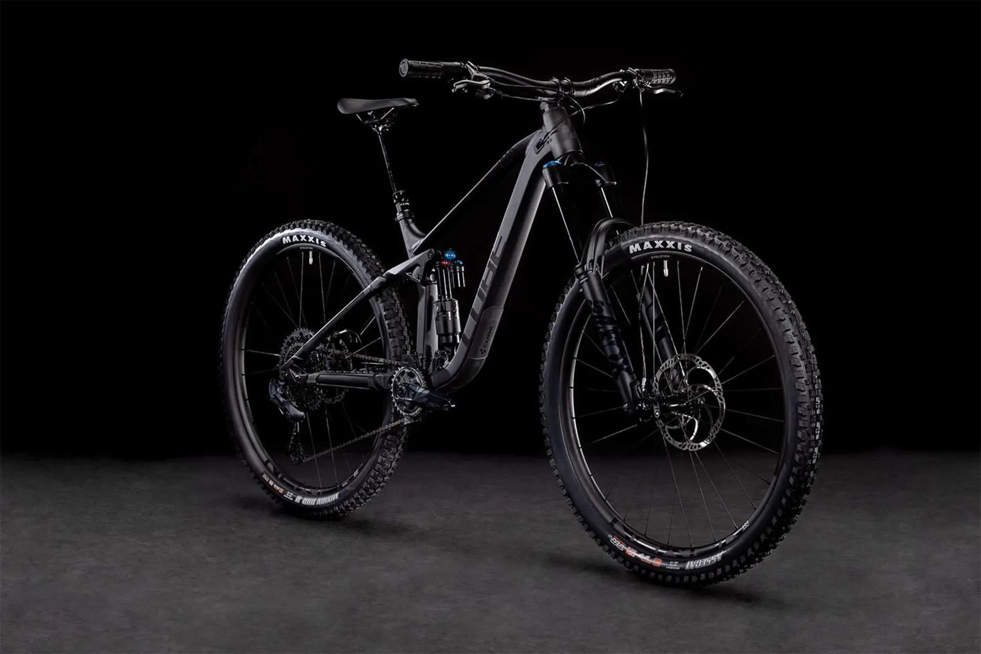 Cube Stereo One77 Pro 2022 Black 29er Enduro Mountain Bike Larg