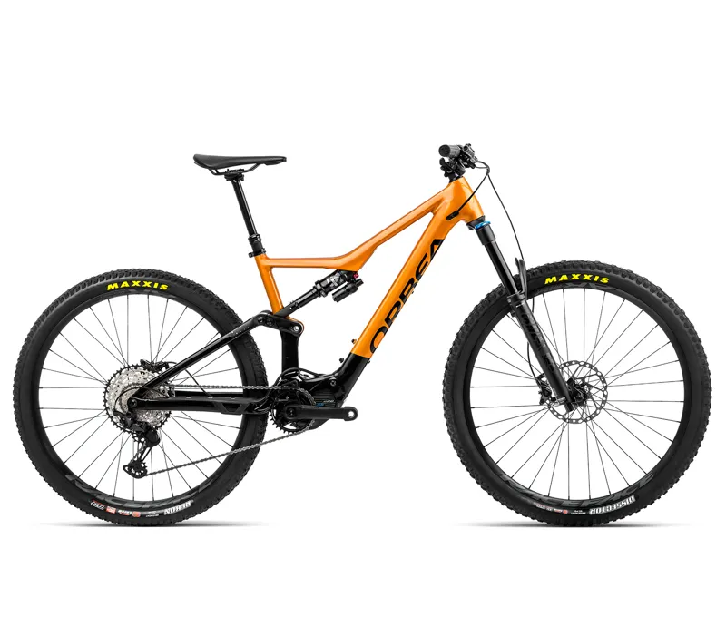 Orbea Rise H15 2022 Electric Mountain Bike Orange - Large