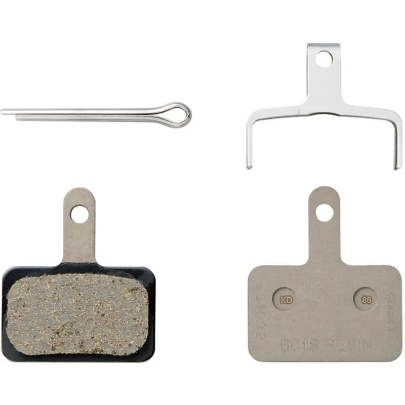 Shimano B01S Resin Disc Brake Pads and Spring