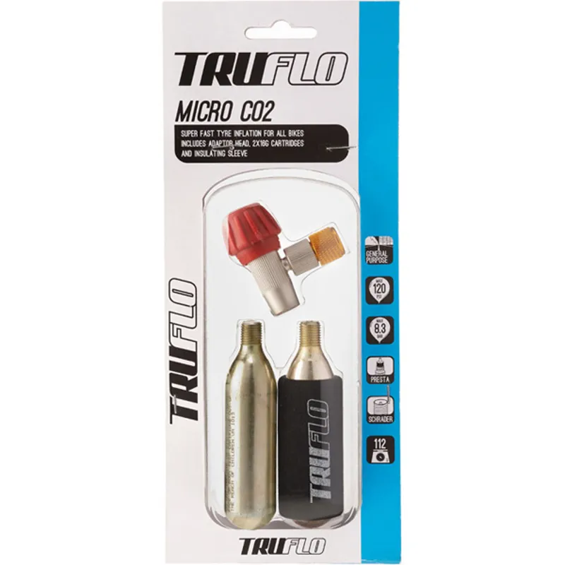Truflo Micro CO2 Pump Including 2 x 16 g Cartridges