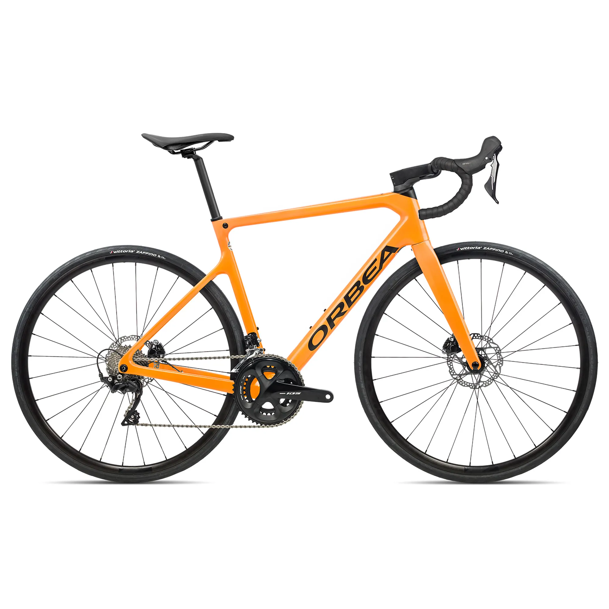 Orbea Orca M30 Shimano 105 Disc Brake Road Bike Orange 53cm