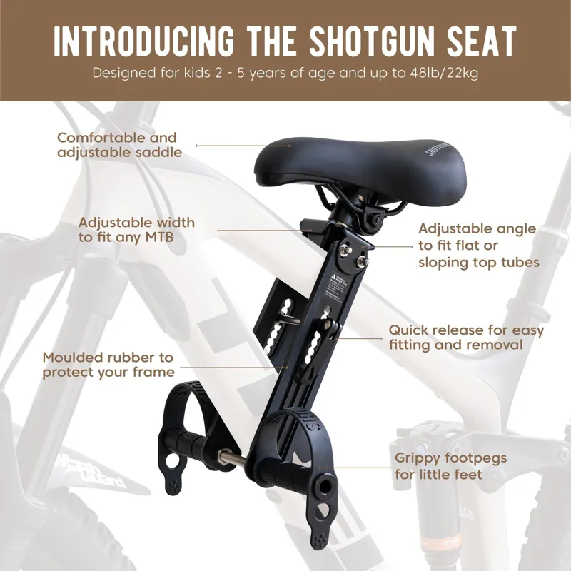 Ride Shotgun Kids Mountain Bike Seat-2