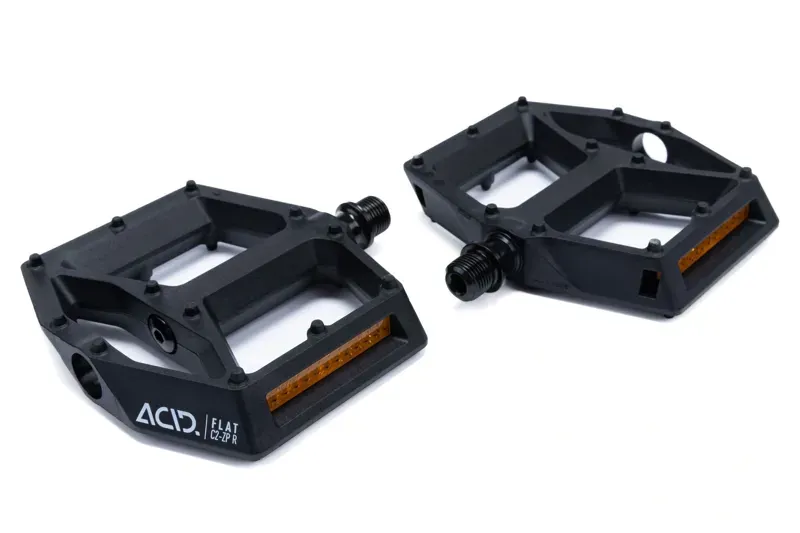 Acid Pedals Flat C2-ZP R in Black-1