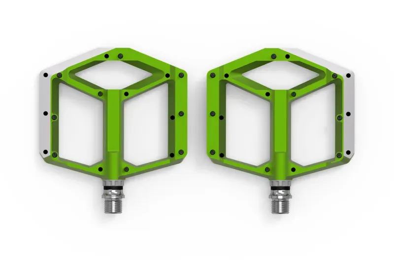 Acid Flat A1-CB Pedals in Green