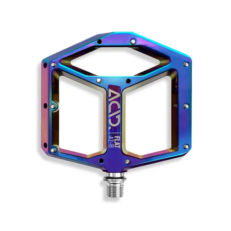 2022 Acid Flat A2-IB Pedals in Oil Slick