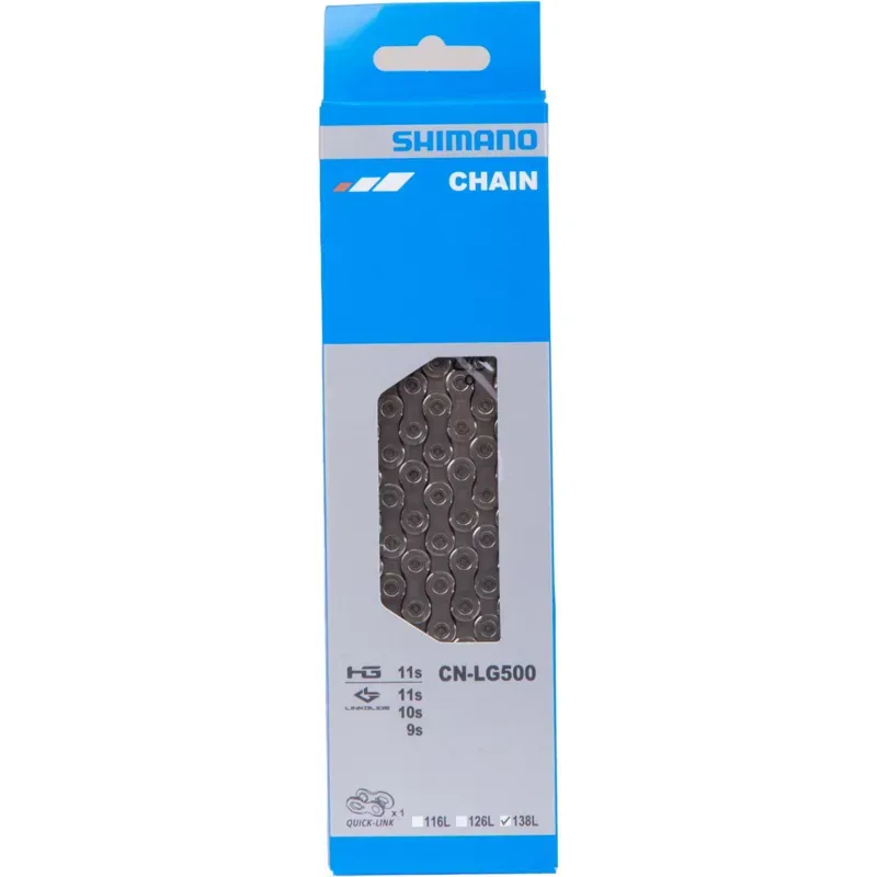 CHAIN LG500 9/10/11spd HG-X 138 Q/ Link Silver 138 link-1
