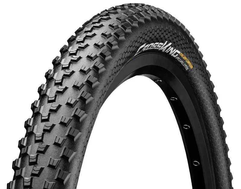 Continental Cross King Non-Folding Mountain Bike Tyre in Black