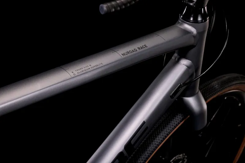 Cube Nuroad Race Gravel Bike 2023 in Grey n Black - Medium-4
