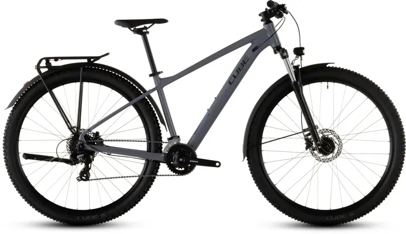 Cube Aim One FE Mountain Bike in Smoke/Black