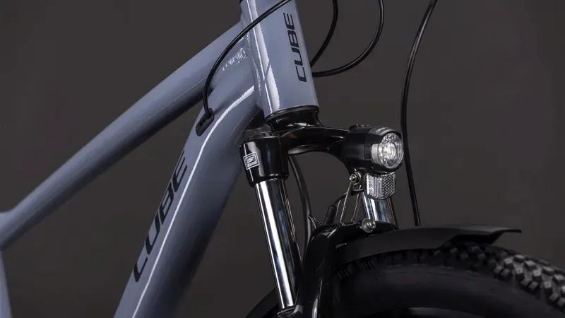 Cube Aim One FE Mountain Bike in Smoke/Black-4