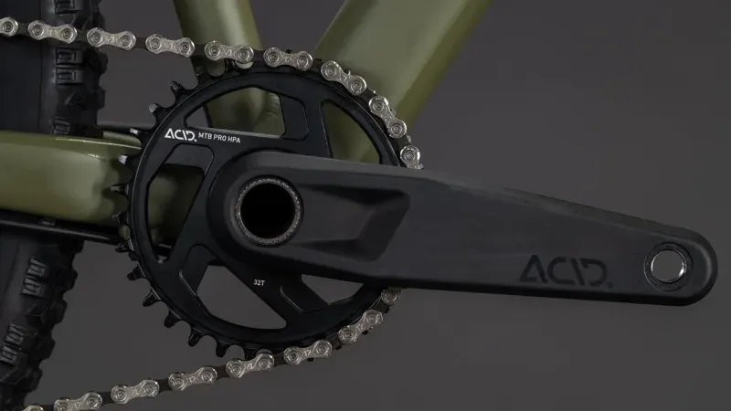 Cube Aim SLX Mountain Bike in Dusty Olive/Gold 2026-5