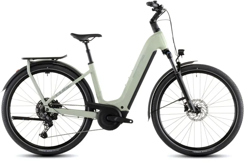 Cube Kathmandu Hybrid One 800 eHybrid Bike in Pea/Green