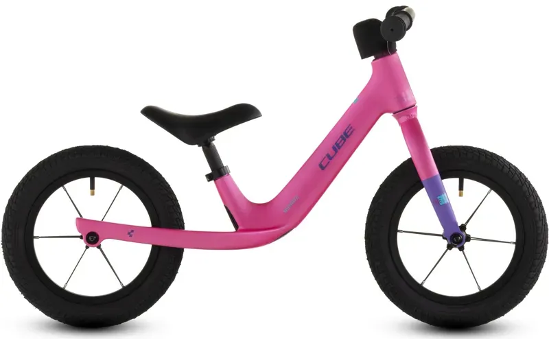 Cube Numove 120 Walk Kids Bike in Fuchsia/Plum