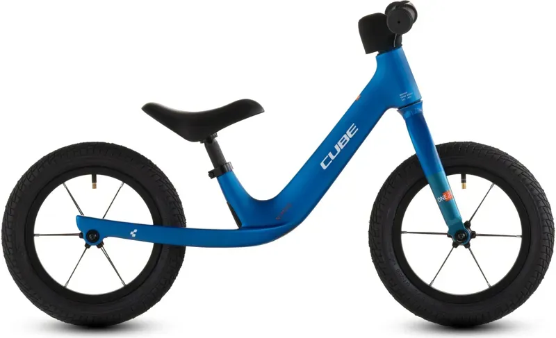 Cube Numove 120 Walk Kids Bike in Topas Blue/Nebula