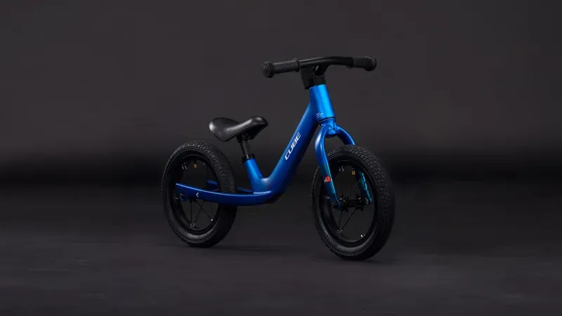 Cube Numove 120 Walk Kids Bike in Topas Blue/Nebula-1