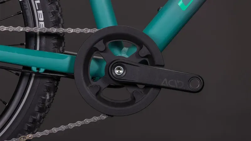 Cube Numove 200 Disc Kids Bike in Lava Grey and Cool Green-5