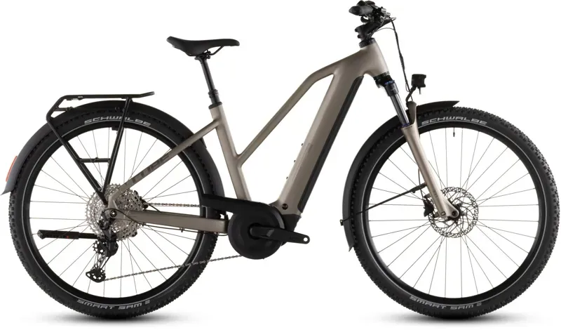 Cube Nuride Hybrid Pro 800 E-Hybrid Bike in Flash Stone/Chrome 2026