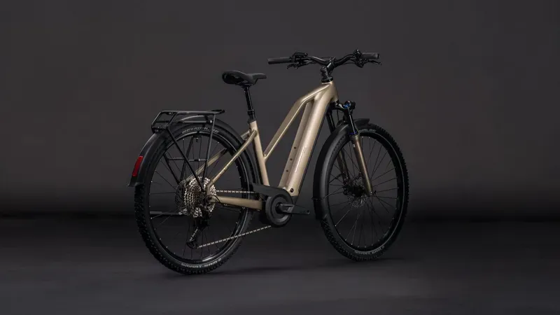 Cube Nuride Hybrid Pro 800 E-Hybrid Bike in Flash Stone/Chrome 2026-1