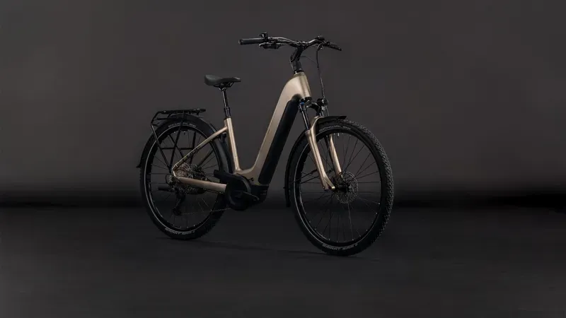 Cube Nuride Hybrid Pro 800 E-Hybrid Bike in Flash Stone/Chrome 2026-3