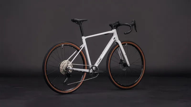 Cube Nuroad EX Gravel Bike in Cotton/Grey 2026-1