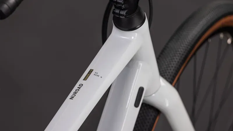 Cube Nuroad EX Gravel Bike in Cotton/Grey 2026-2