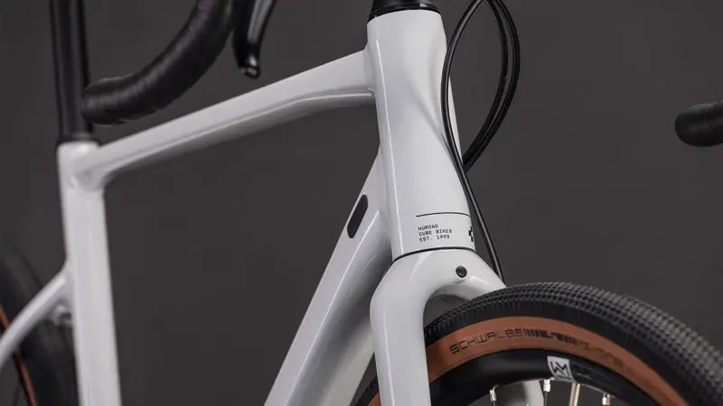 Cube Nuroad EX Gravel Bike in Cotton/Grey 2026-6