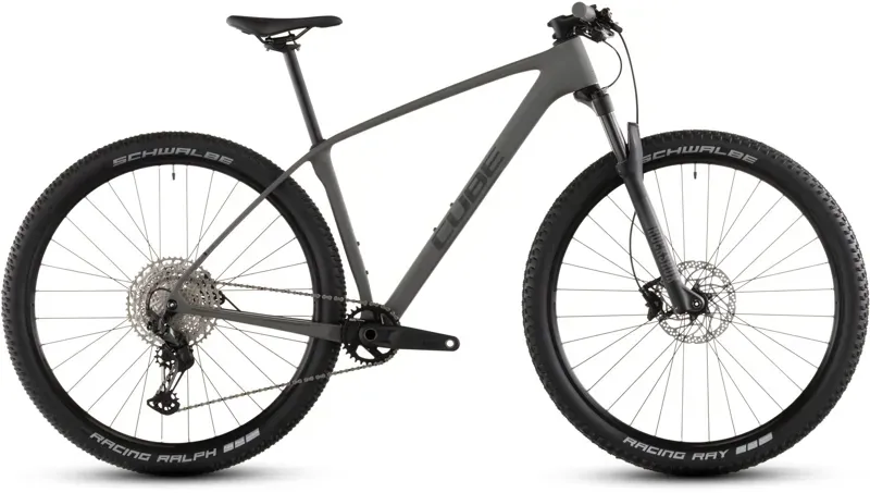 Cube Reaction C:62 One Mountain Bike In Old Grey/Black