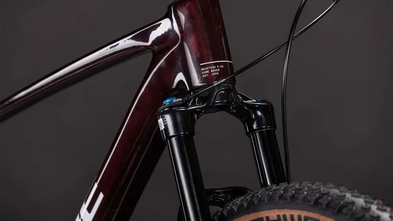 Cube Reaction C:62 Race Mountain Bike in Liquid Red/White-6