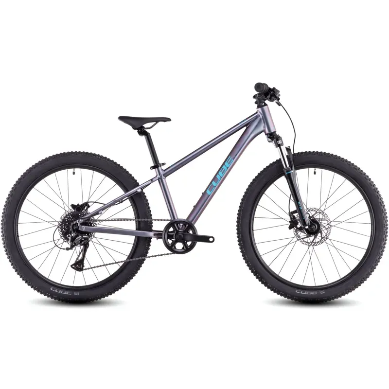 Cube Acid 240 Disc Kids Bike in Galactic Cyan 2026