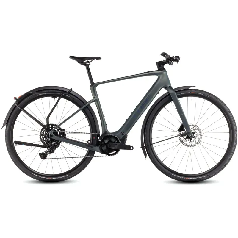 Cube Nulane Hybrid C:62 Race FE 400x eHybrid Bike in Sage Brush Green/Prism