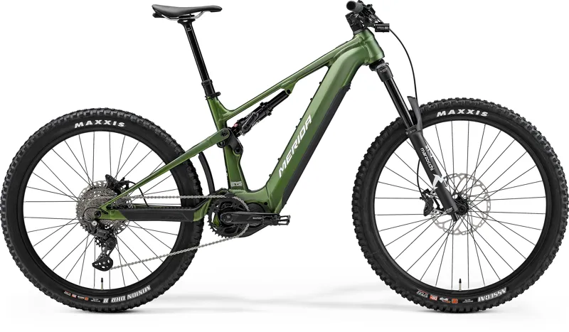 Merida eOne-Sixty 675 Full Suspension EMTB in Green White