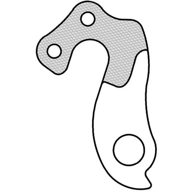 M Part Various Bike Brand Gear Hanger in Silver-3