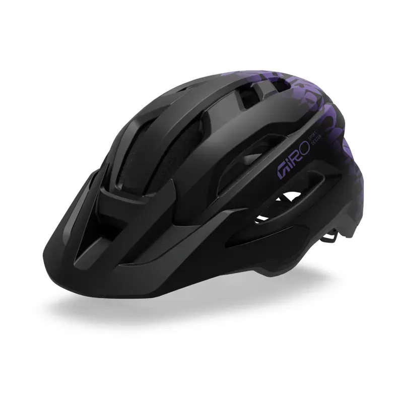 Giro Fixture Mips II Helmet in Matte Black/Purple Rush