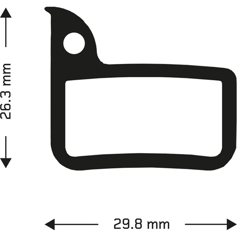 Aztec SRAM Red Sintered Disc Brake Pads