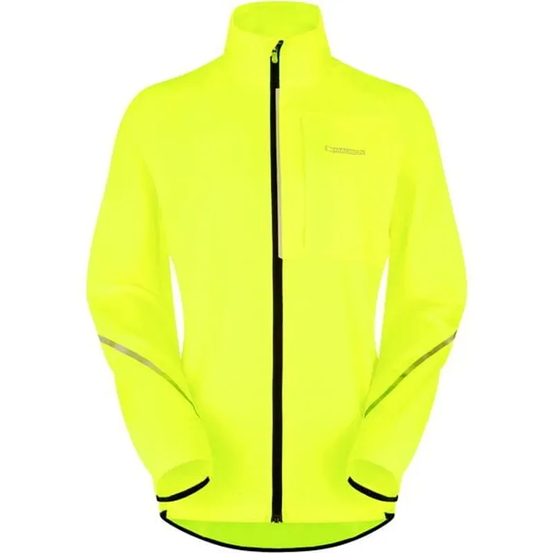 Madison Freewheel Women's Packable Jacket in Hi-Viz Yellow