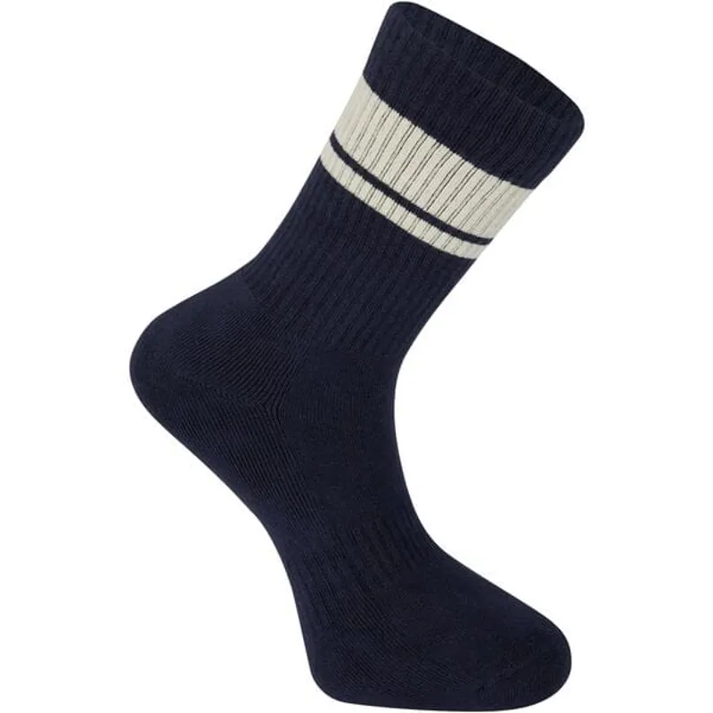 Madison Roam Crew Socks in Navy