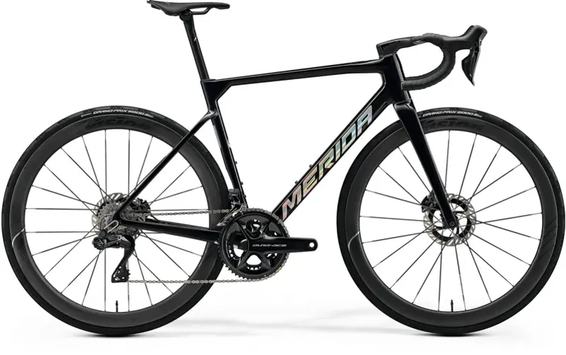 Merida Scultura Team Road Race Bike in Black Flash 