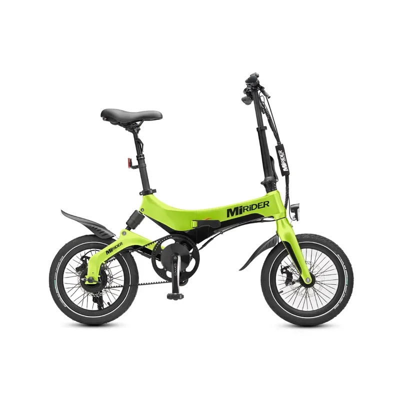 MiRiDER One GB3 16 Folding E-Bike In Acid Green