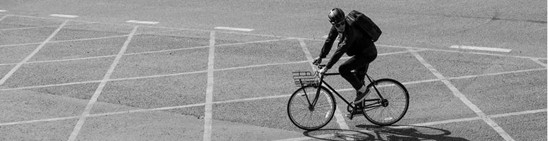 Scottish commuter riding electric hybrid bike