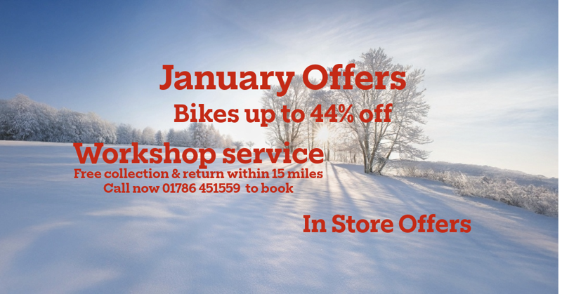 January Bike Offers up to 44% Off