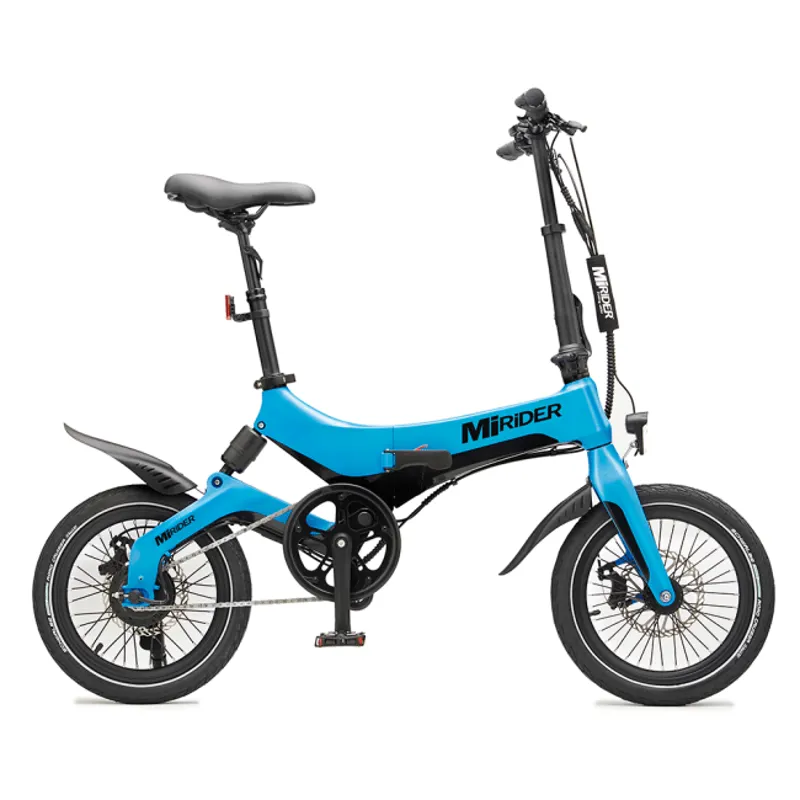 Mirider One Folding Electric bike in Blue