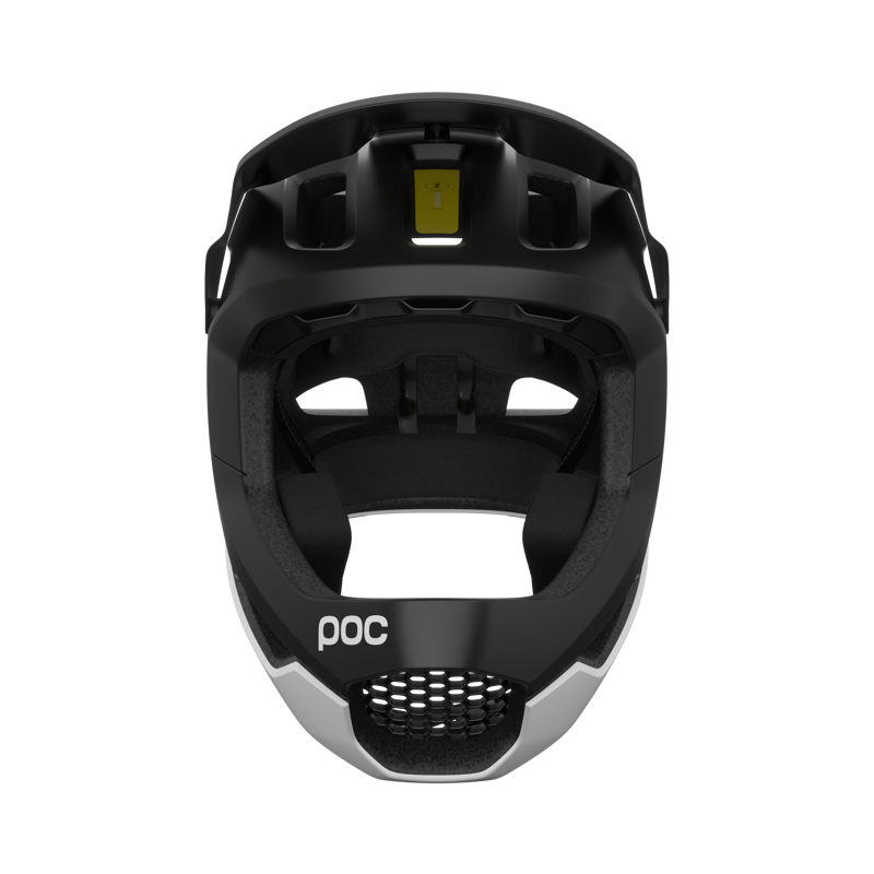 POC Otocon Race MIPS Full Face Helmet in Black Hydrogen/White-2