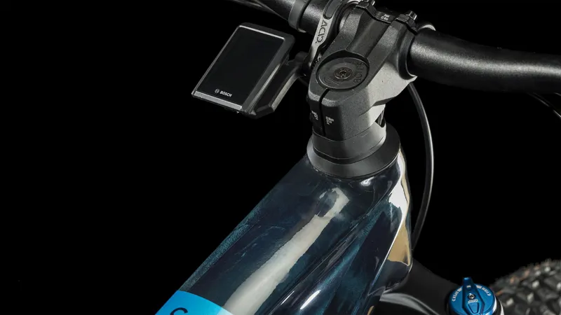 Cube Stereo Hybrid 140 HPC SLX 750 E-MTB 2023 in Blue-3